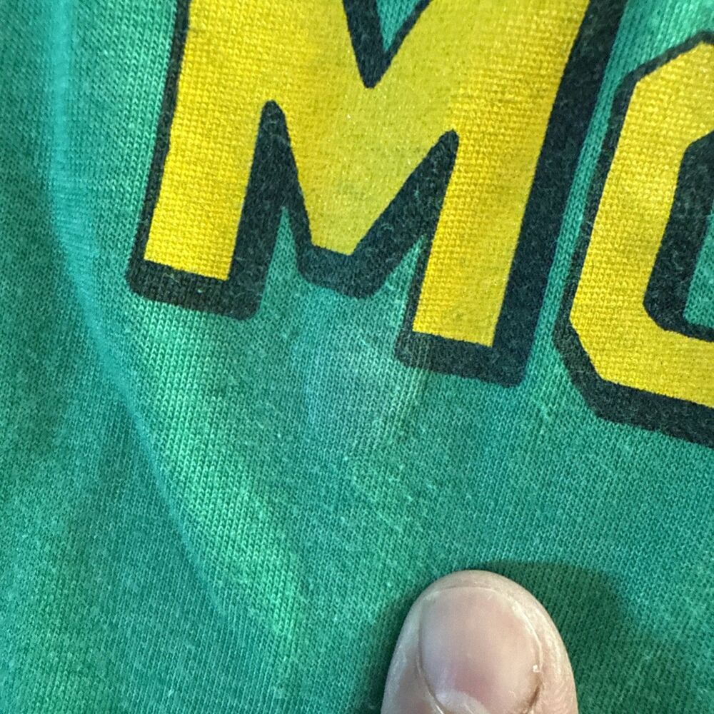 Mark McGwire Big Mac Oakland A’s T Shirt Homage Green | Men's Medium - Picture 7 of 7